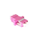 Adaptador Óptico LC/UPC Dúplex Color Violeta OM4